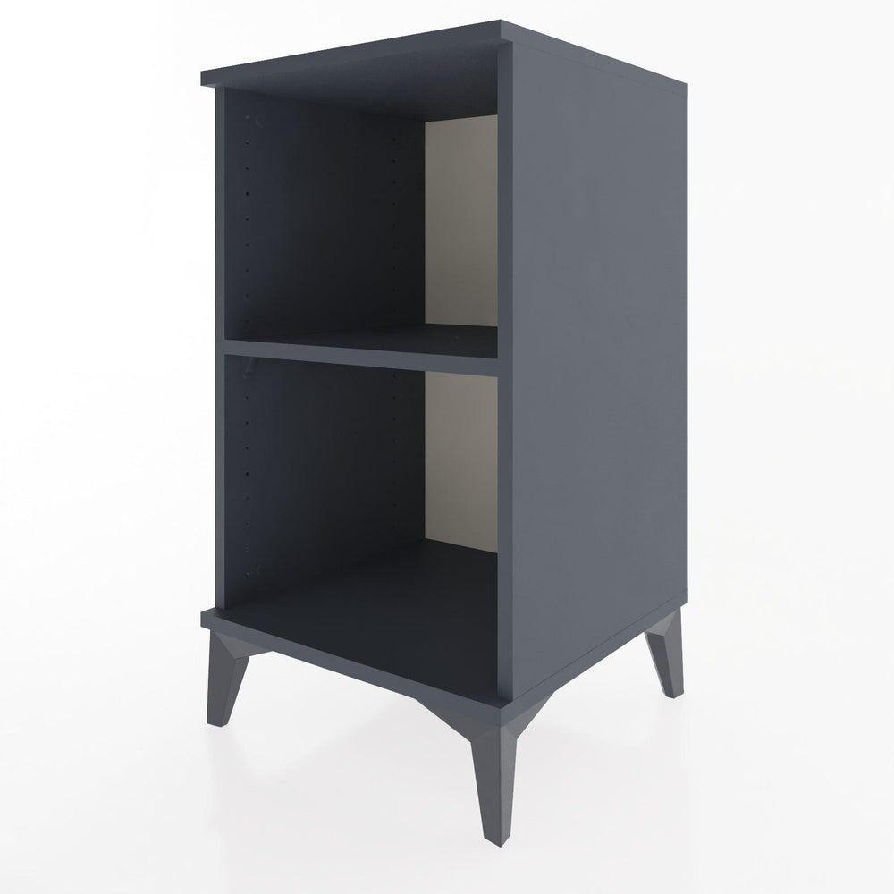 Woodntry Modular Nightstand Anthracite 44x44x68 cm with Shelf R23-2