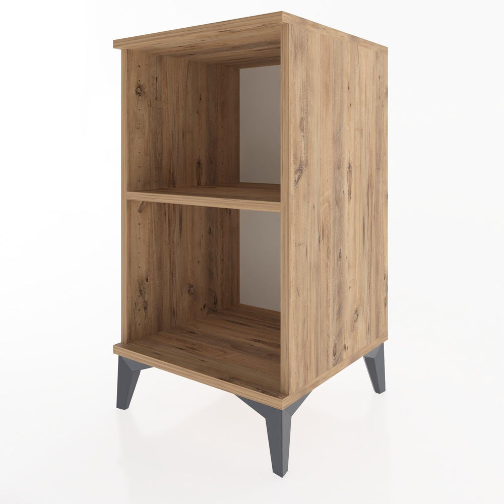 Woodntry Modular Nightstand Pine 44x44x68 cm with Shelf R23-3