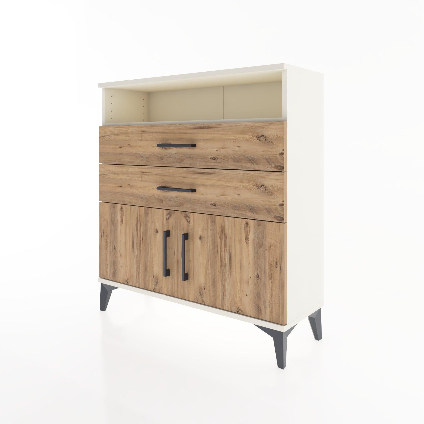 Woodntry Modular Dresser Moonstone 88x30x84 cm Functional F24-1