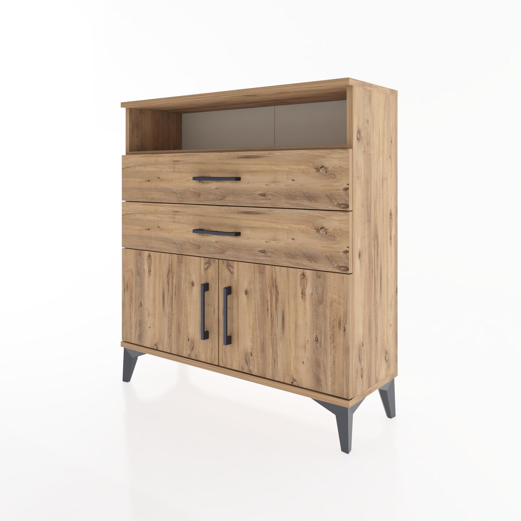 Woodntry Modular Dresser Pine 88x30x84 cm Functional F24-3