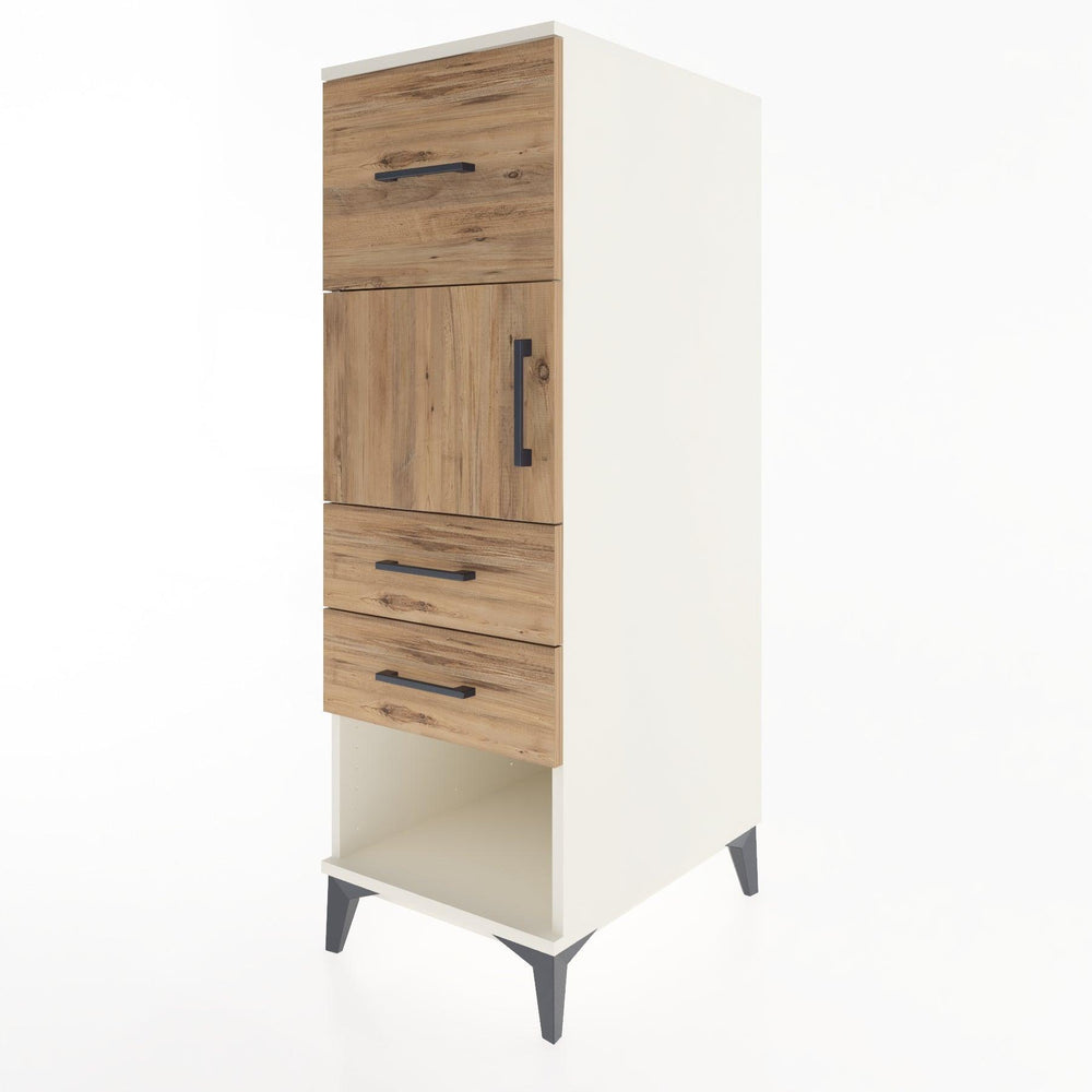 Woodntry Modular Cabinet Moonstone 44x59x122 cm Functional F125-1
