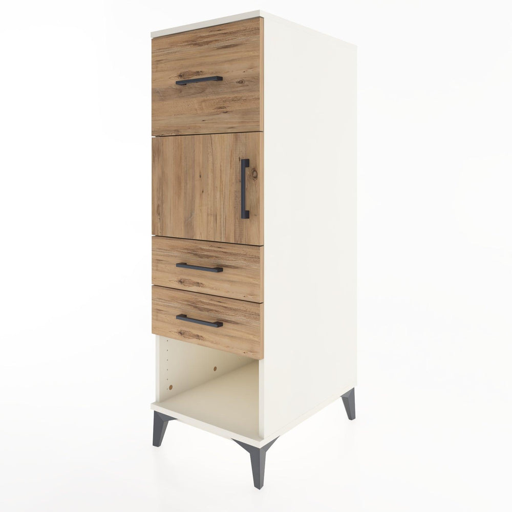 Woodntry Modular Cabinet Moonstone 44x30x122 cm Functional F25-1