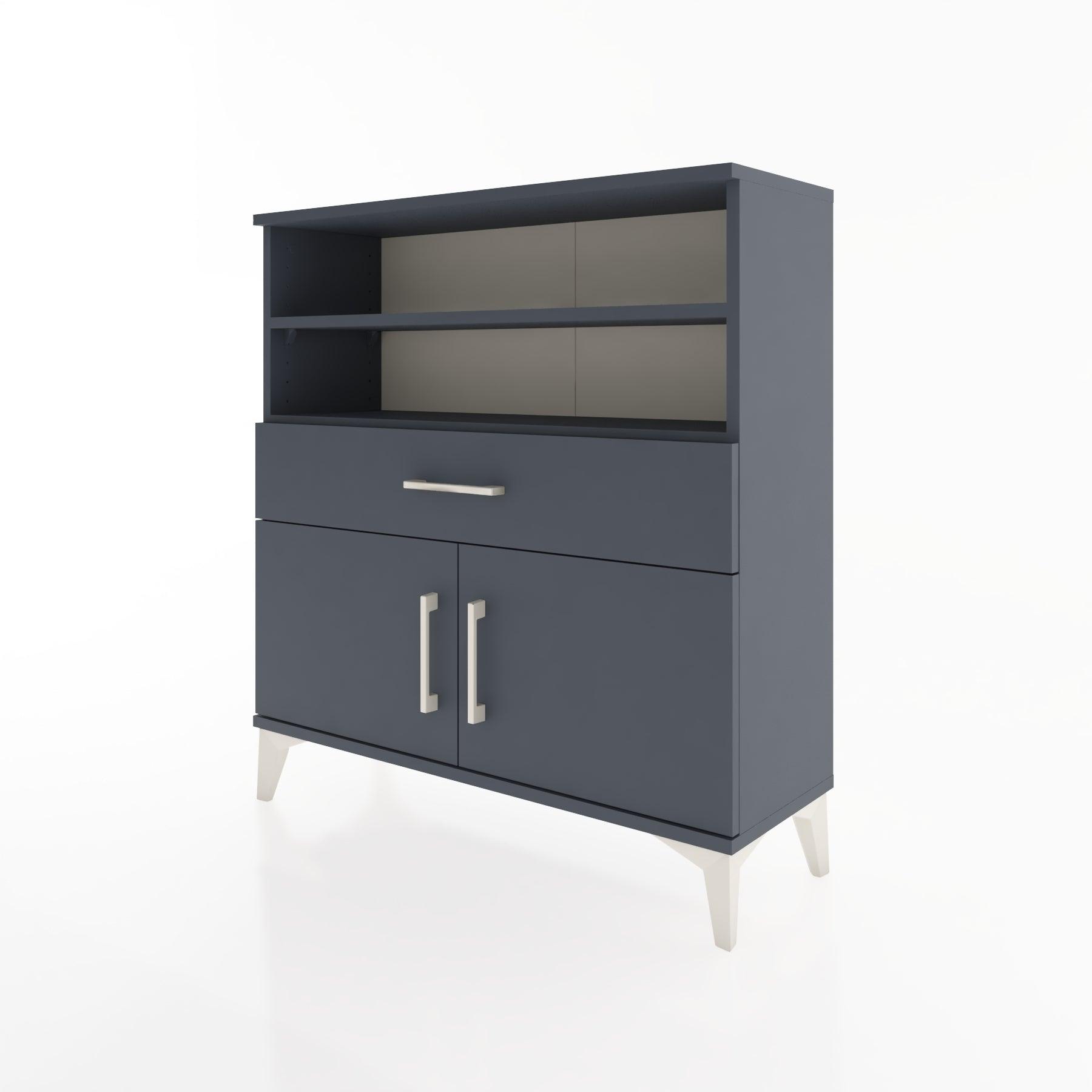 Woodntry Modular Dresser Anthracite 88x30x84 cm Functional F25-2
