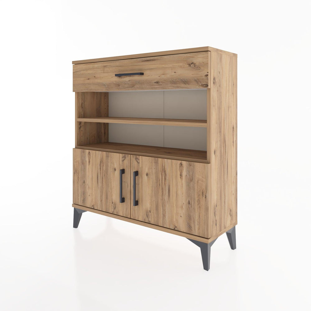 Woodntry Modüler Şifonyer Çam 88x30x84 cm Fonksiyonel F26-3