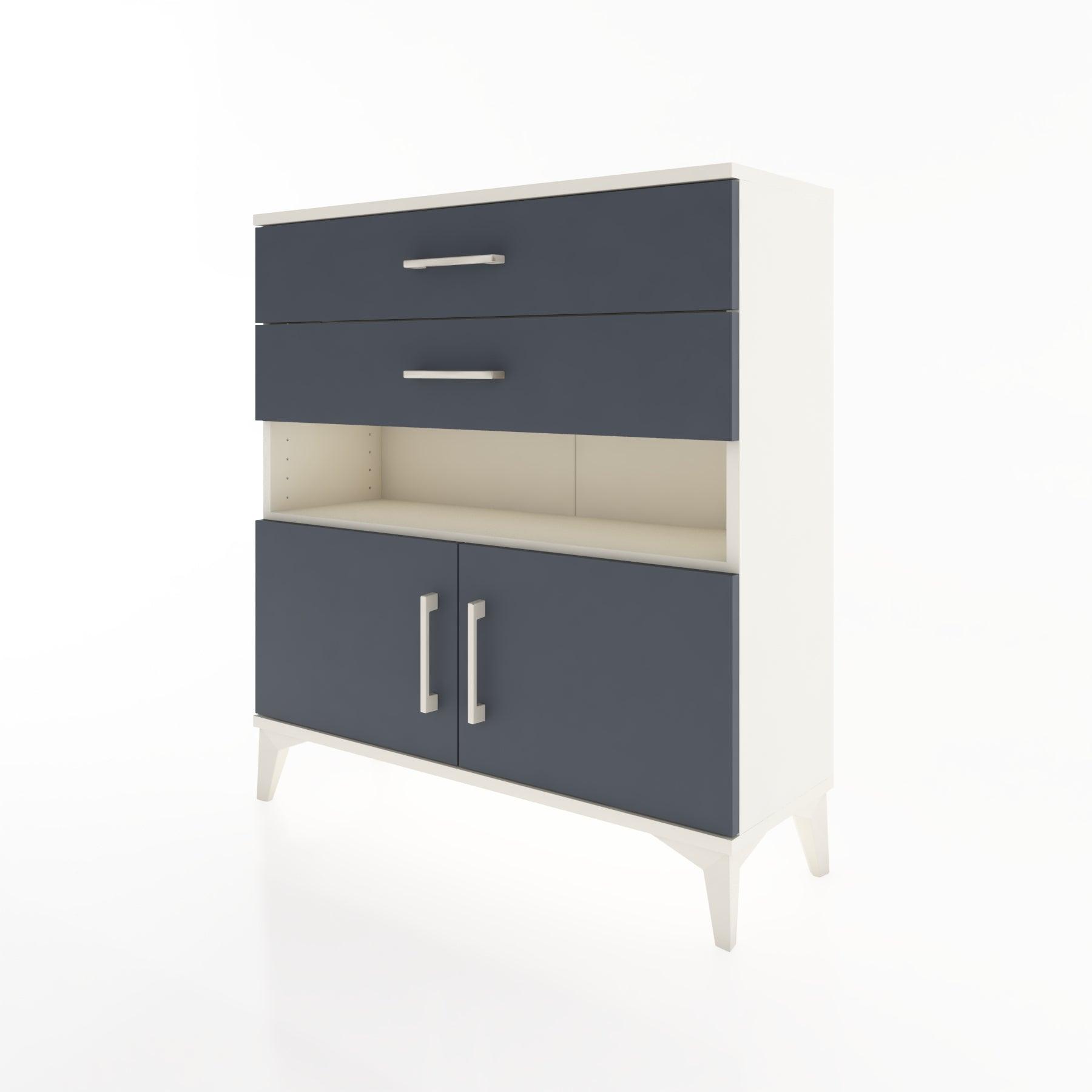 Woodntry Modular Dresser Moonstone 88x30x84 cm Functional F27-1