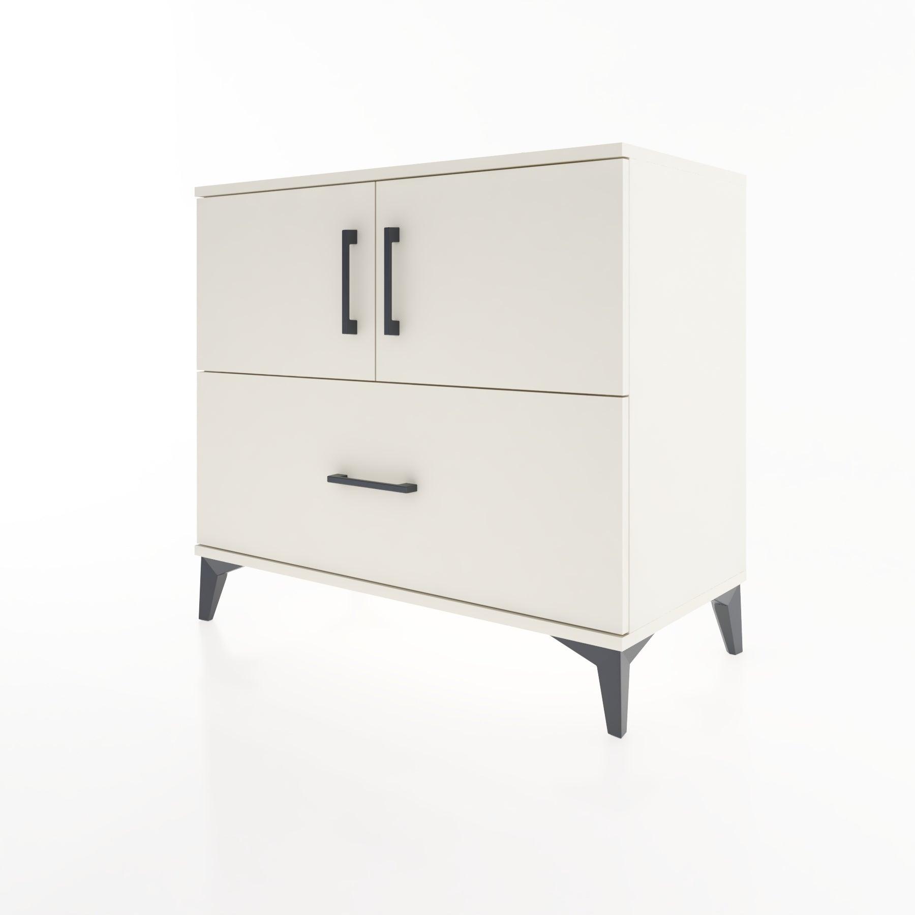 Woodntry Modüler Şifonyer Aytaşı 88x44x68 cm Kapaklı ve Çekmeceli KC27-1