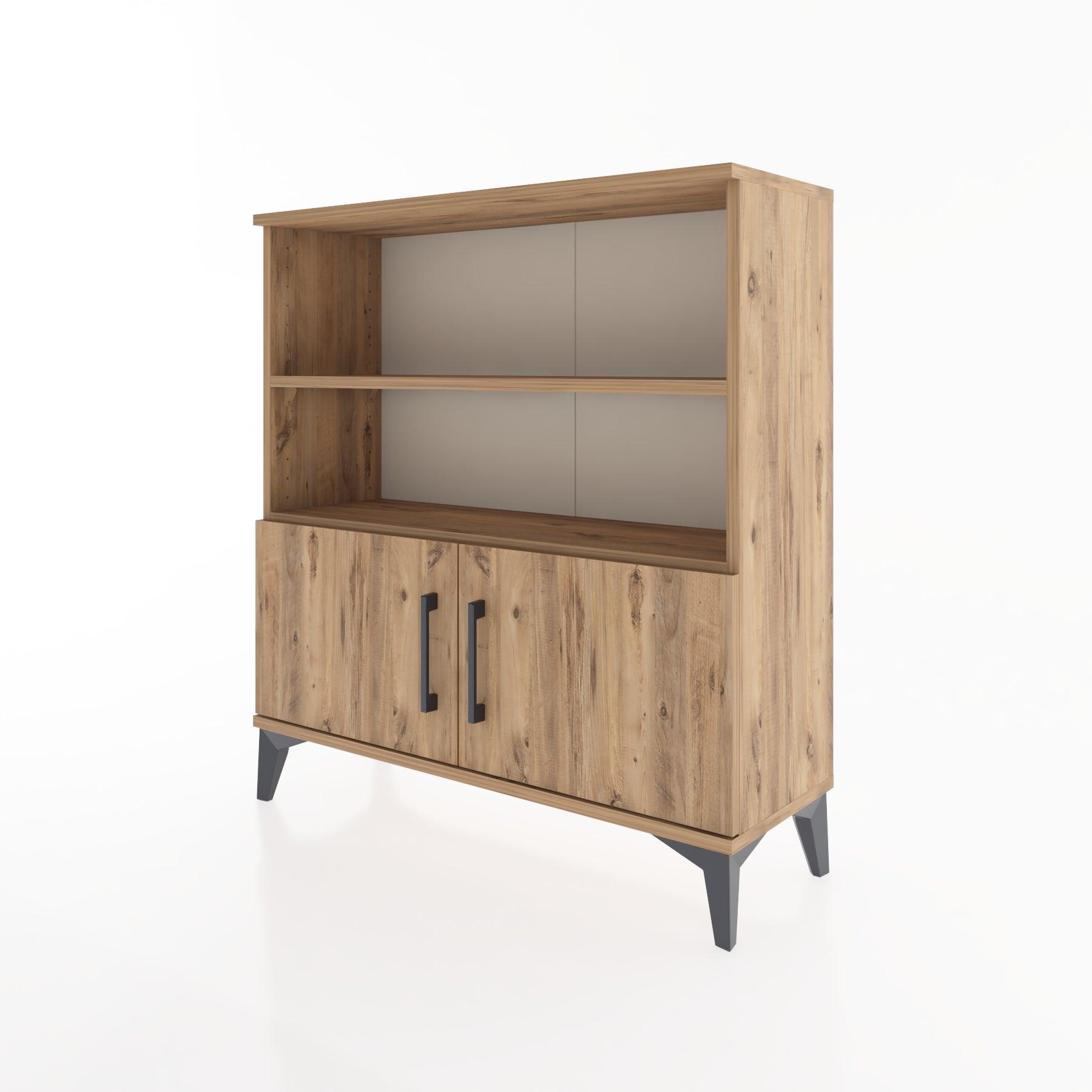 Woodntry Modular Dresser Pine 88x30x84 cm with Cover and Shelf KR28-3