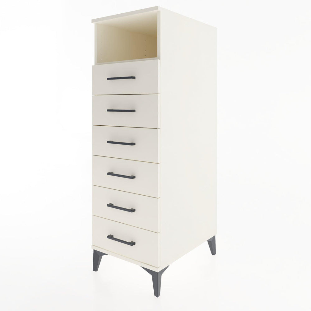 Woodntry Modüler Dolap Aytaşı 44x30x122 cm Çekmeceli ve Raflı CR129-1
