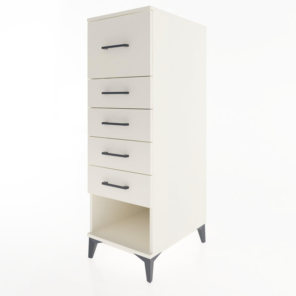 Woodntry Modüler Dolap Aytaşı 44x30x122 cm Çekmeceli ve Raflı CR29-1