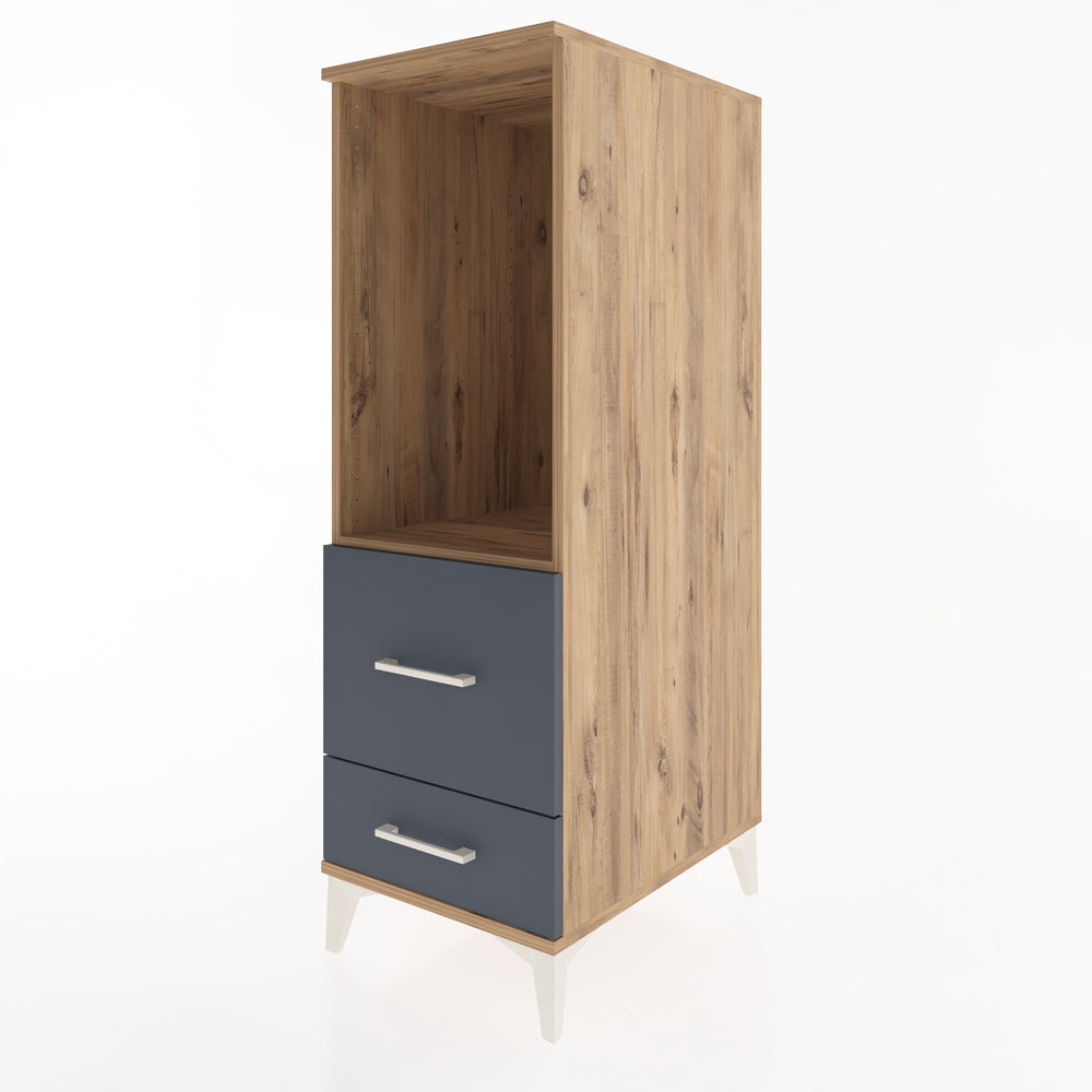 Woodntry Modular Cabinet Pine 44x59x122 cm with Drawers and Shelves CR79-3