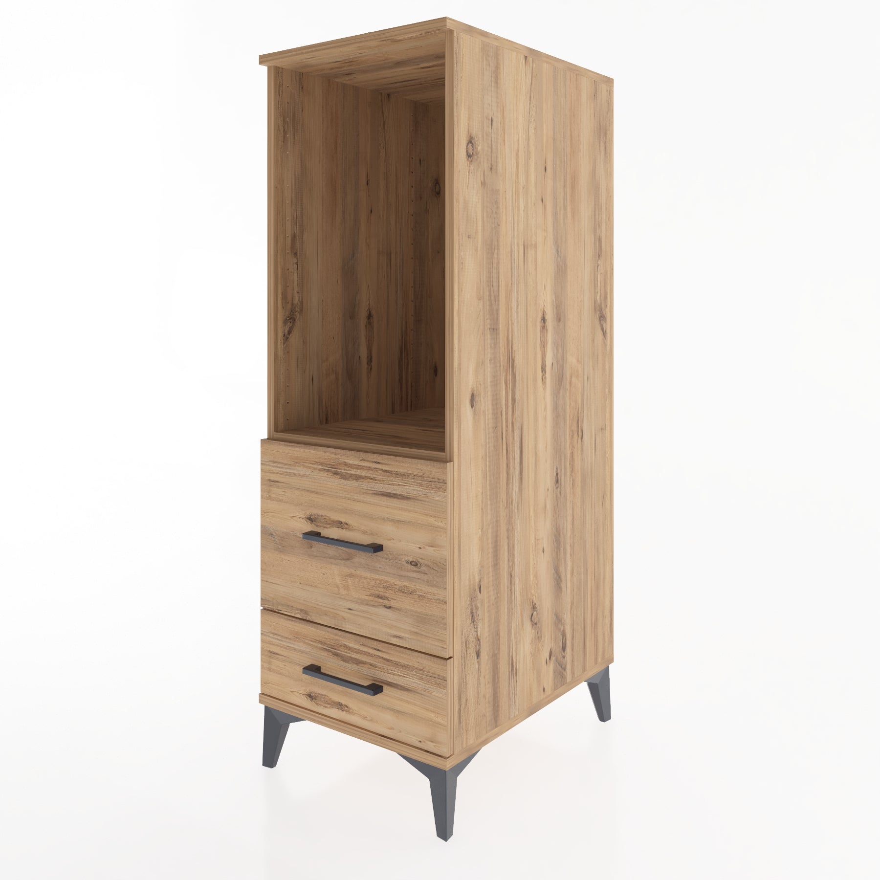 Woodntry Modular Cabinet Pine 44x59x122 cm with Drawers and Shelves CR79-3
