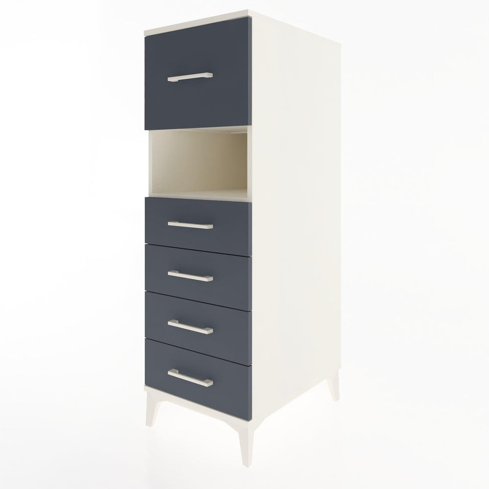 Woodntry Modular Cabinet Moonstone 44x59x122 cm with Drawers and Shelves CR30-1