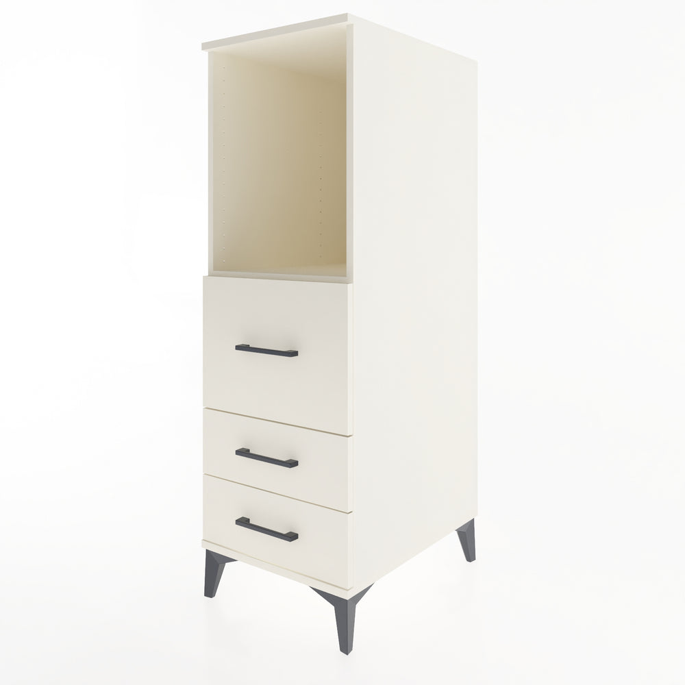 Woodntry Modüler Dolap Aytaşı 44x59x122 cm Çekmeceli ve Raflı CR80-1