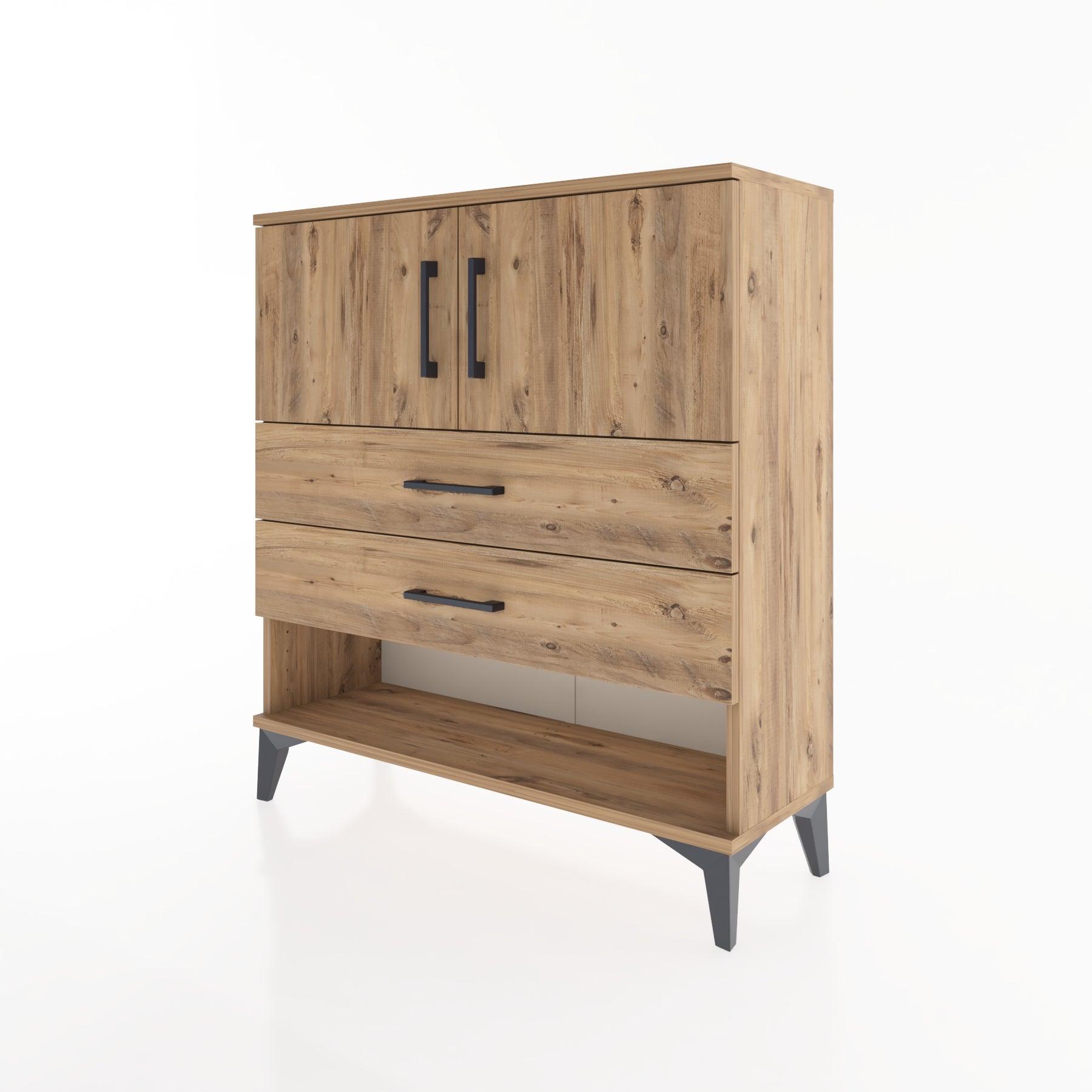 Woodntry Modular Dresser Pine 88x30x84 cm Functional F30-3