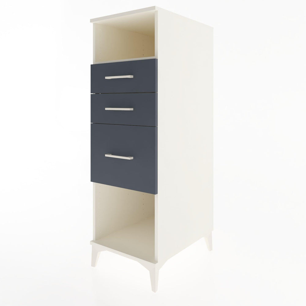 Woodntry Modüler Dolap Aytaşı 44x30x122 cm Çekmeceli ve Raflı CR31-1