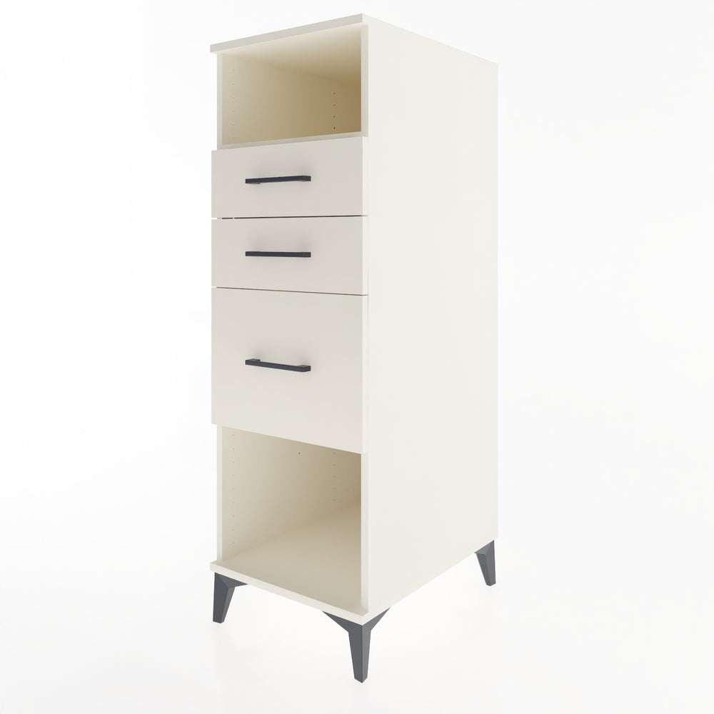 Woodntry Modüler Dolap Aytaşı 44x59x122 cm Çekmeceli ve Raflı CR31-1