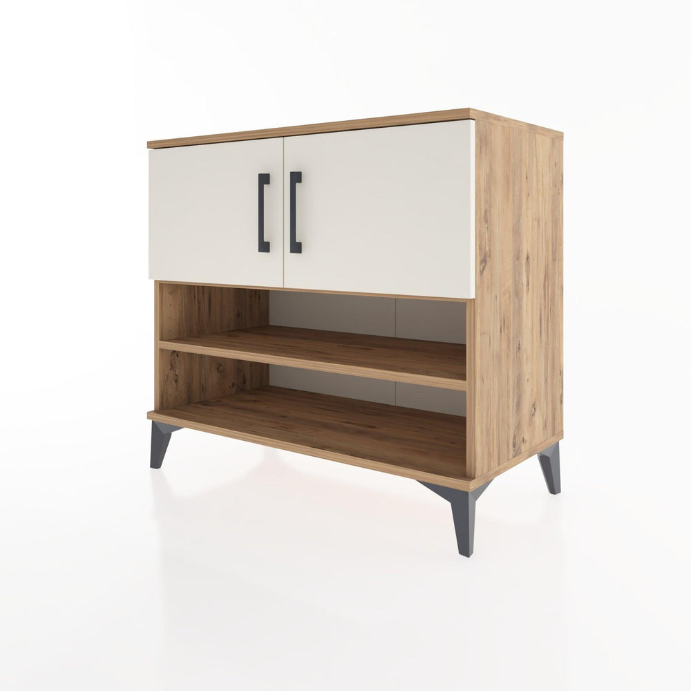 Woodntry Modüler Şifonyer Çam 88x44x68 cm Kapaklı ve Raflı KR31-3