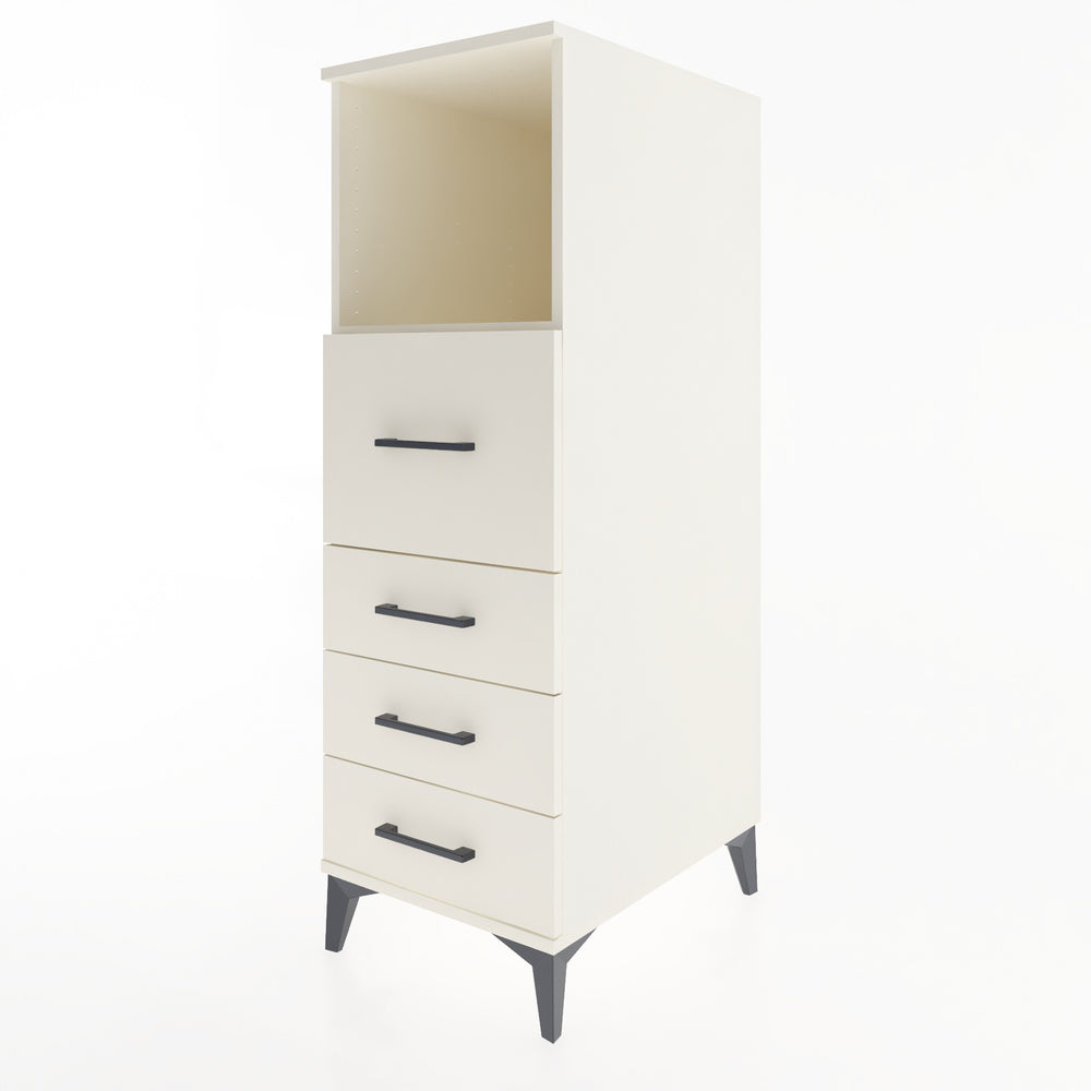 Woodntry Modular Cabinet Moonstone 44x59x122 cm with Drawers and Shelves CR82-1
