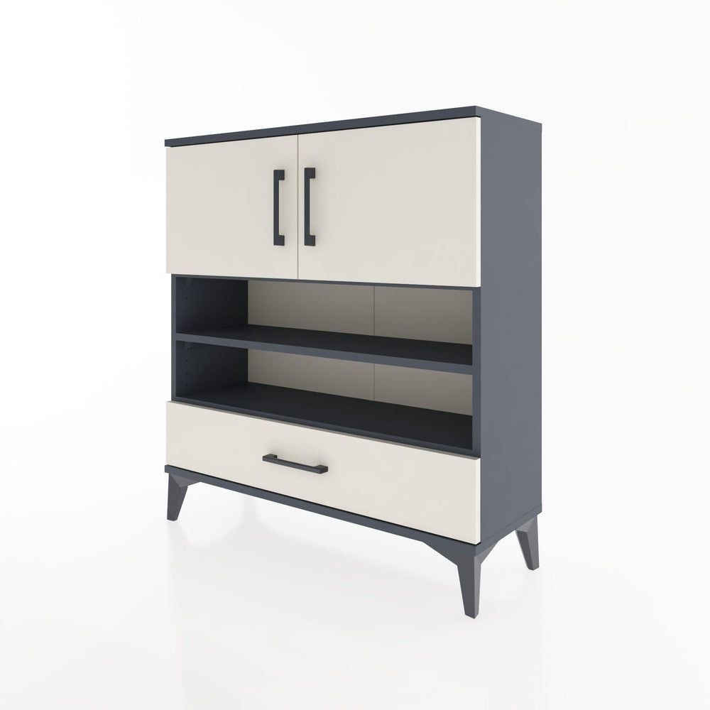 Woodntry Modular Dresser Anthracite 88x30x84 cm Functional F32-2