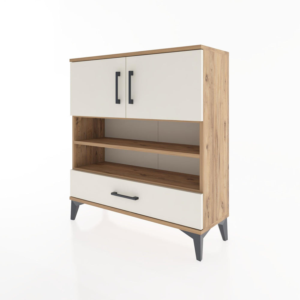 Woodntry Modüler Şifonyer Çam 88x30x84 cm Fonksiyonel F32-3