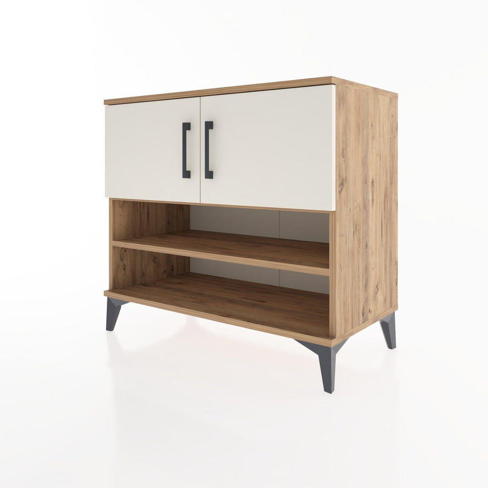 Woodntry Modüler Şifonyer Çam 88x44x68 cm Kapaklı ve Raflı KR32-3