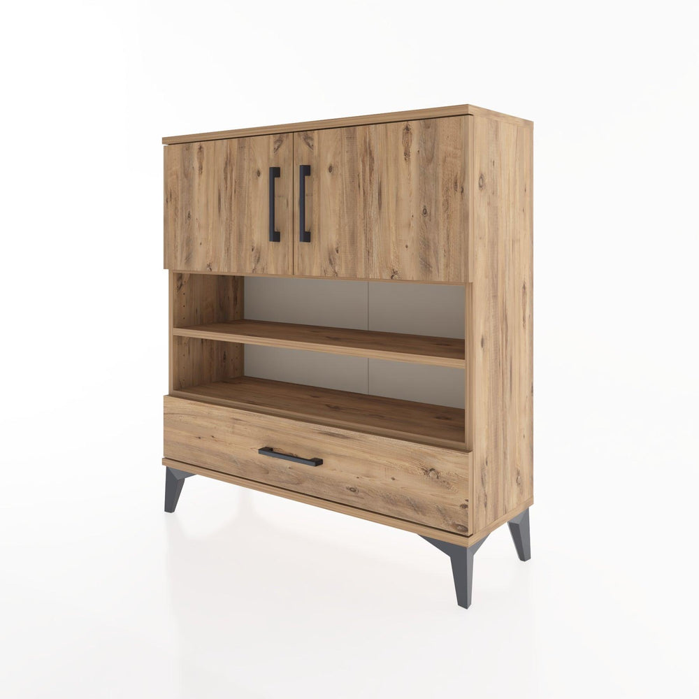 Woodntry Modüler Şifonyer Çam 88x30x84 cm Fonksiyonel F32-3