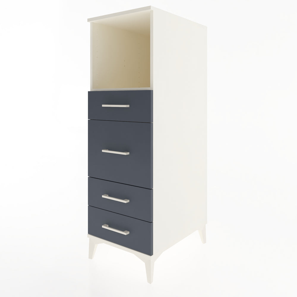 Woodntry Modular Cabinet Moonstone 44x59x122 cm with Drawers and Shelves CR83-1