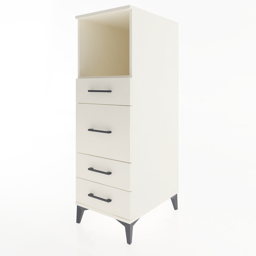 Woodntry Modular Cabinet Moonstone 44x59x122 cm with Drawers and Shelves CR83-1