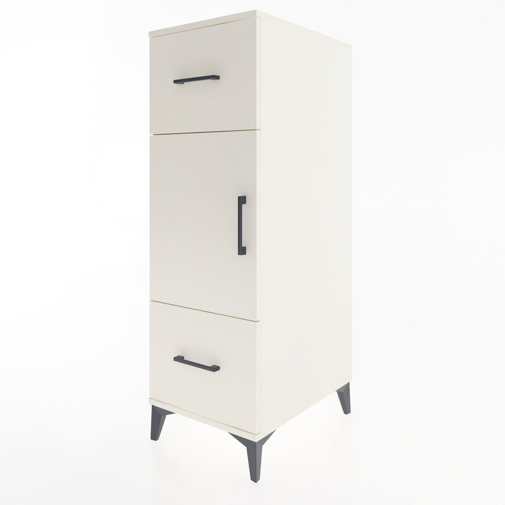 Woodntry Modular Cabinet Moonstone 44x30x122 cm with Doors and Drawers KC33-1