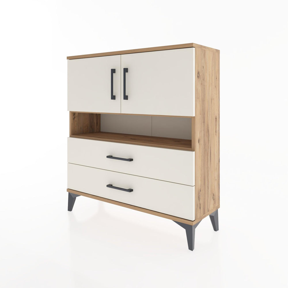 Woodntry Modüler Şifonyer Çam 88x30x84 cm Fonksiyonel F33-3