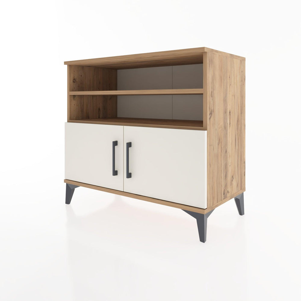 Woodntry Modüler Şifonyer Çam 88x44x68 cm Kapaklı ve Raflı KR33-3