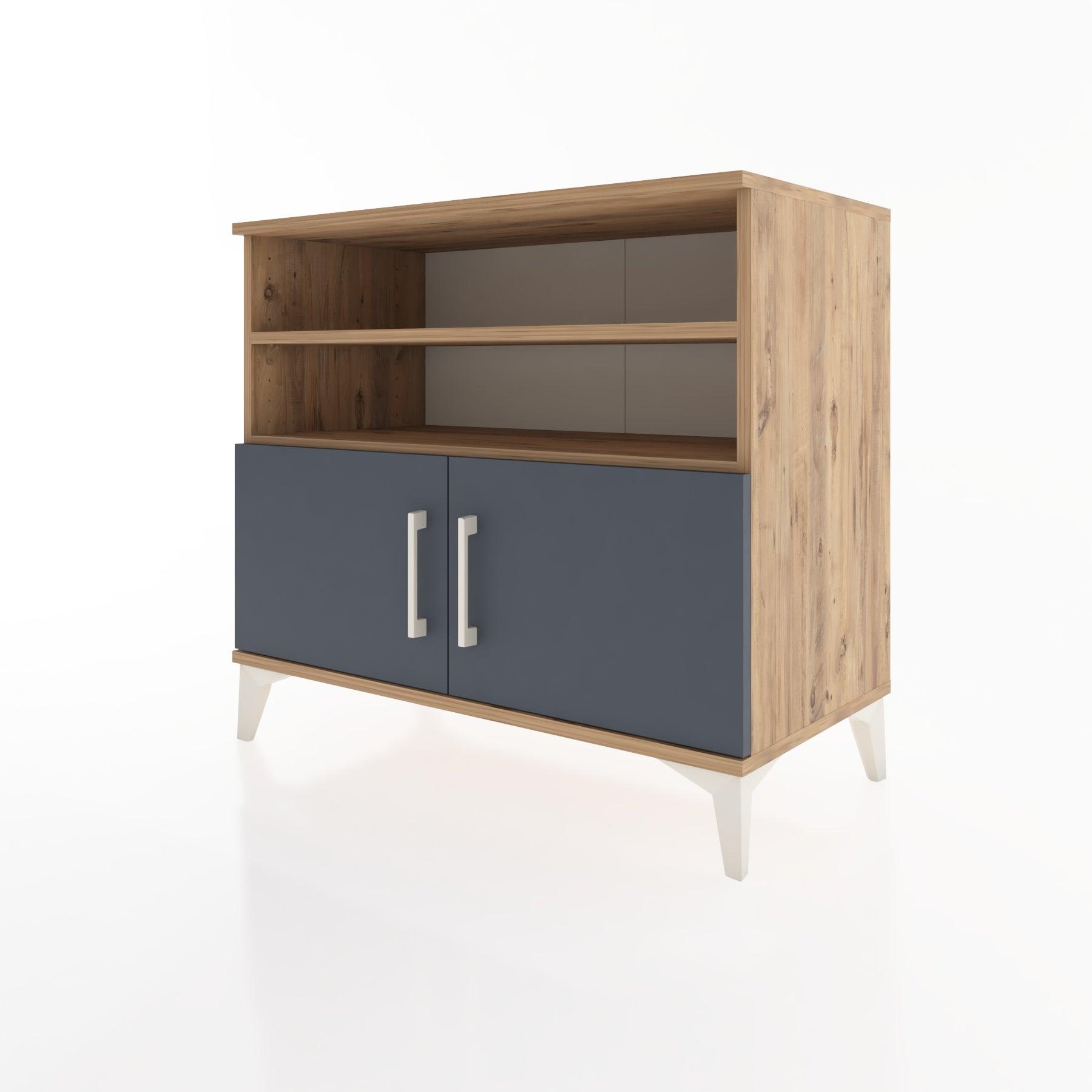 Woodntry Modüler Şifonyer Çam 88x44x68 cm Kapaklı ve Raflı KR33-3