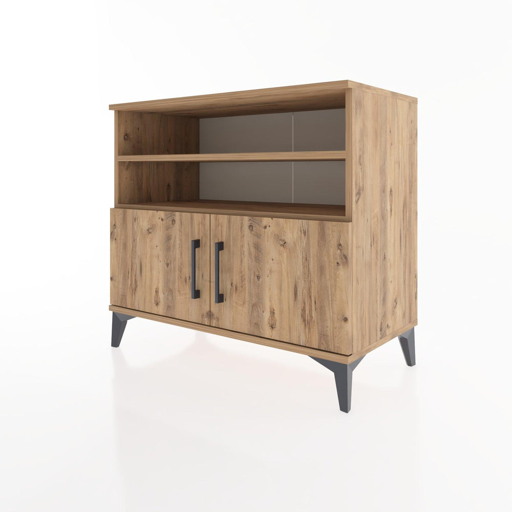 Woodntry Modüler Şifonyer Çam 88x44x68 cm Kapaklı ve Raflı KR33-3