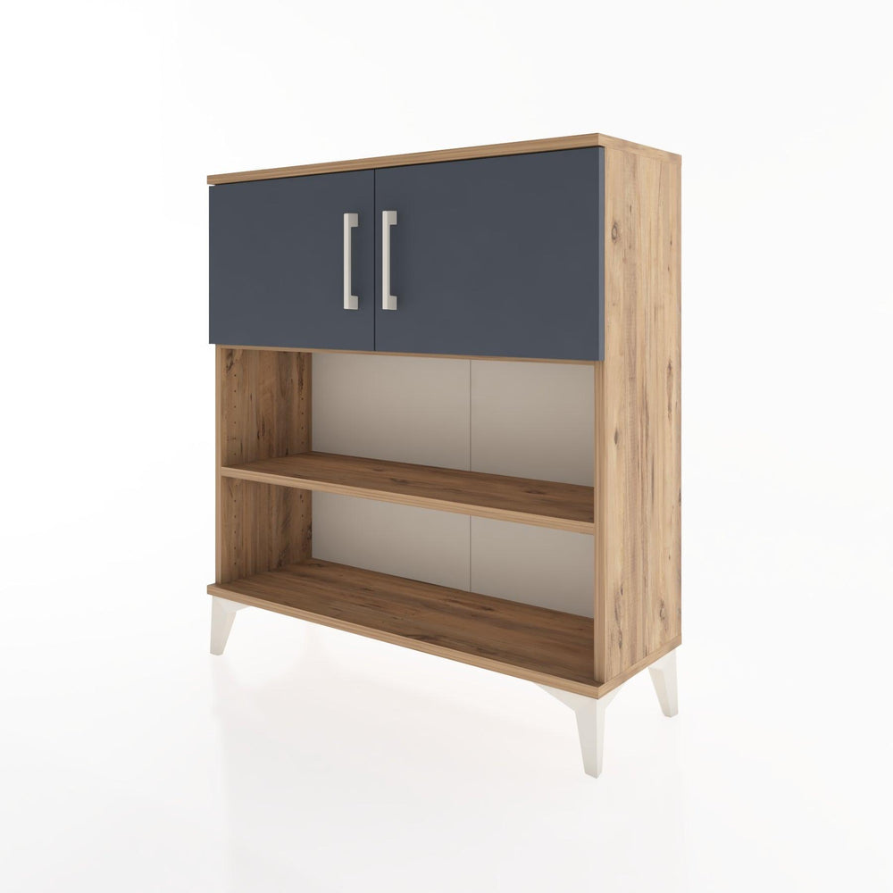 Woodntry Modüler Şifonyer Çam 88x30x84 cm Kapaklı ve Raflı KR34-3