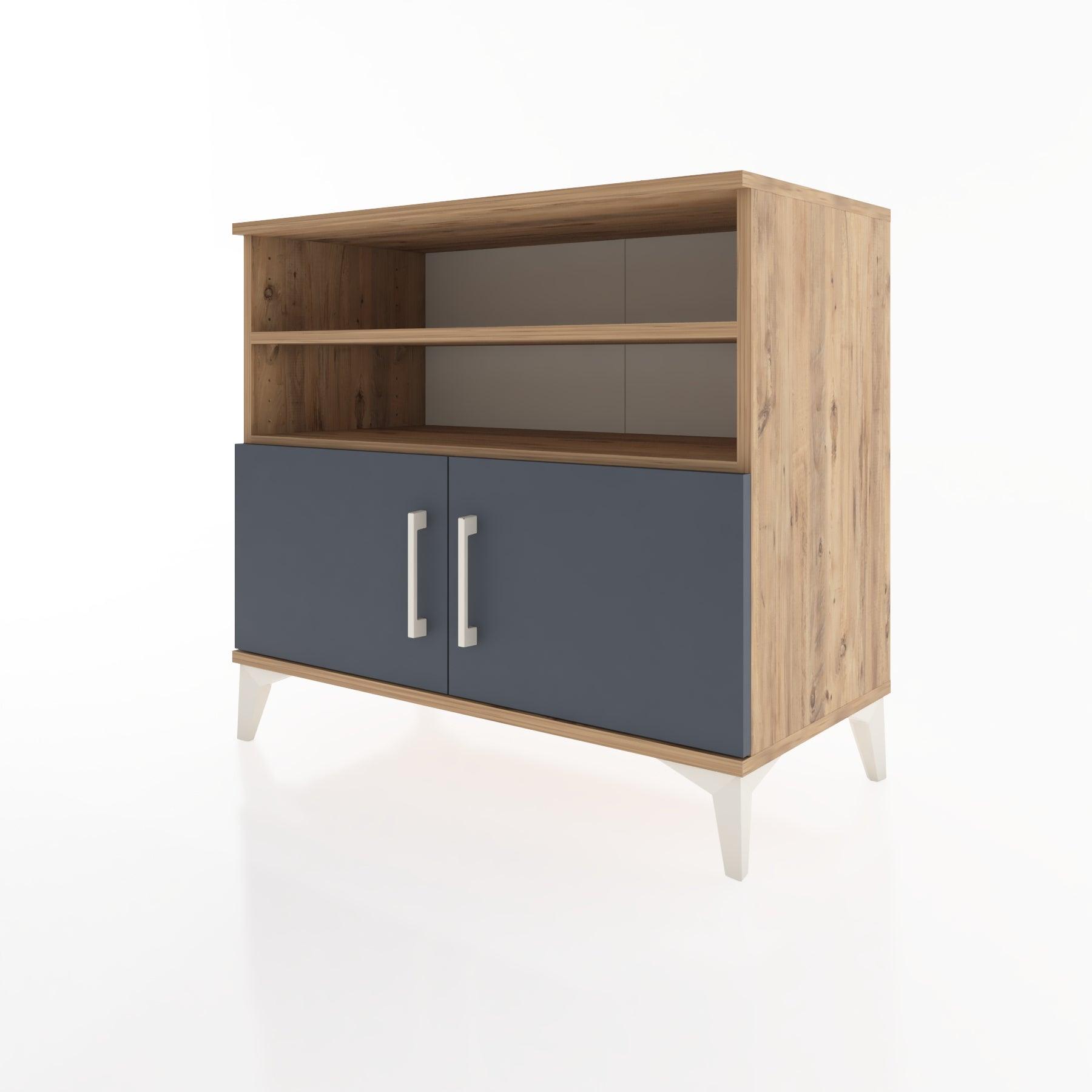 Woodntry Modüler Şifonyer Çam 88x44x68 cm Kapaklı ve Raflı KR34-3