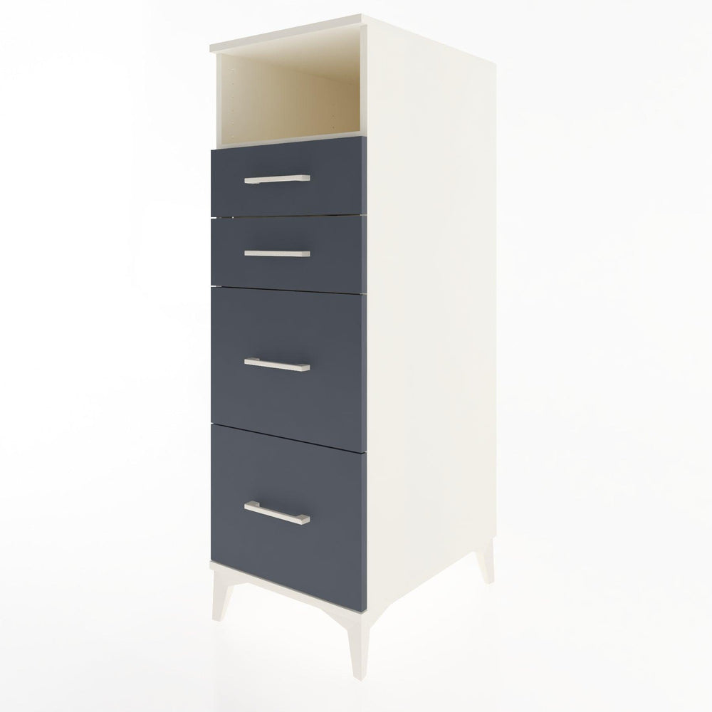 Woodntry Modüler Dolap Aytaşı 44x30x122 cm Çekmeceli ve Raflı CR35-1