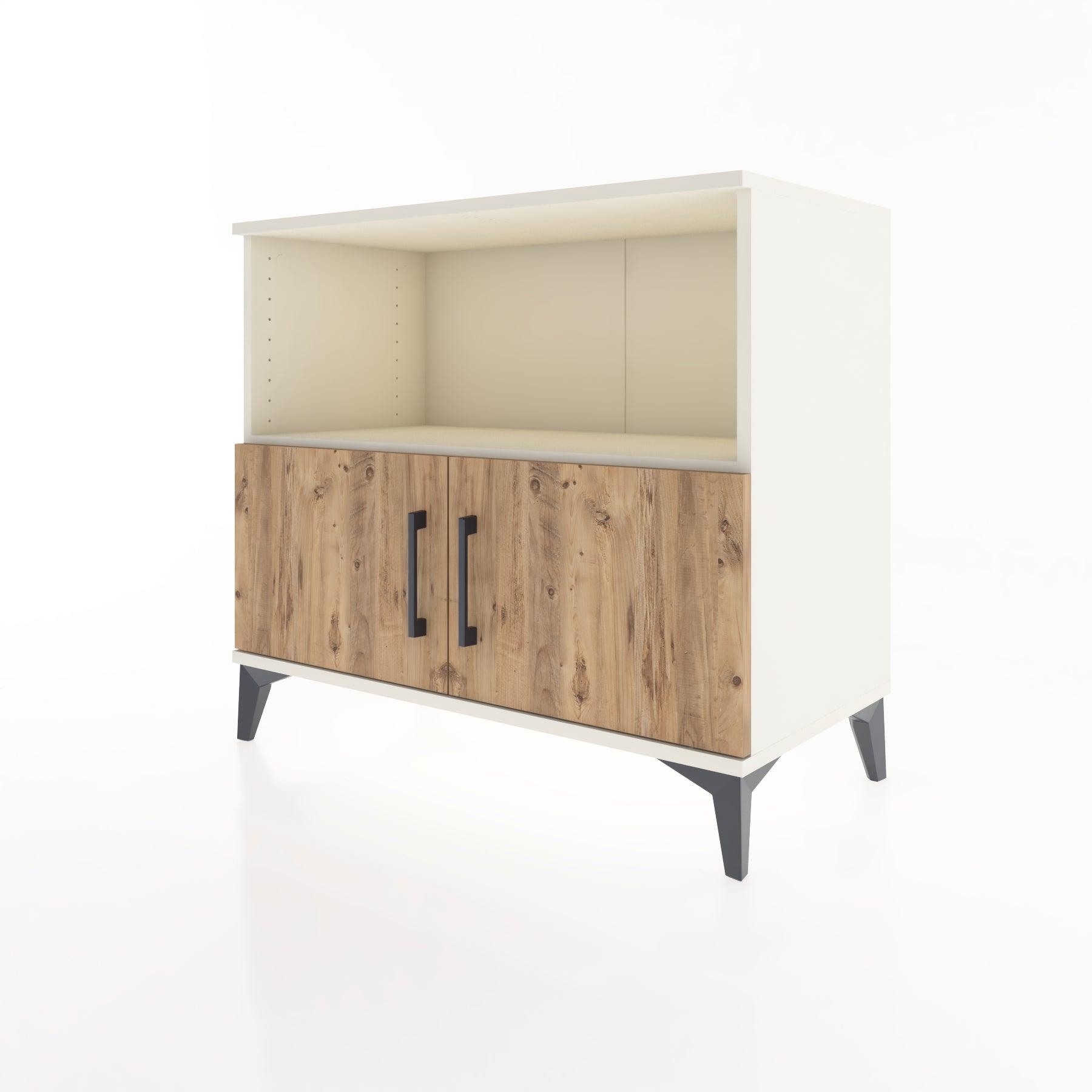 Woodntry Modüler Şifonyer Aytaşı 88x44x68 cm Kapaklı ve Raflı KR35-1