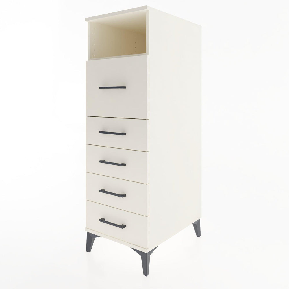 Woodntry Modular Cabinet Moonstone 44x30x122 cm with Drawers and Shelves CR86-1