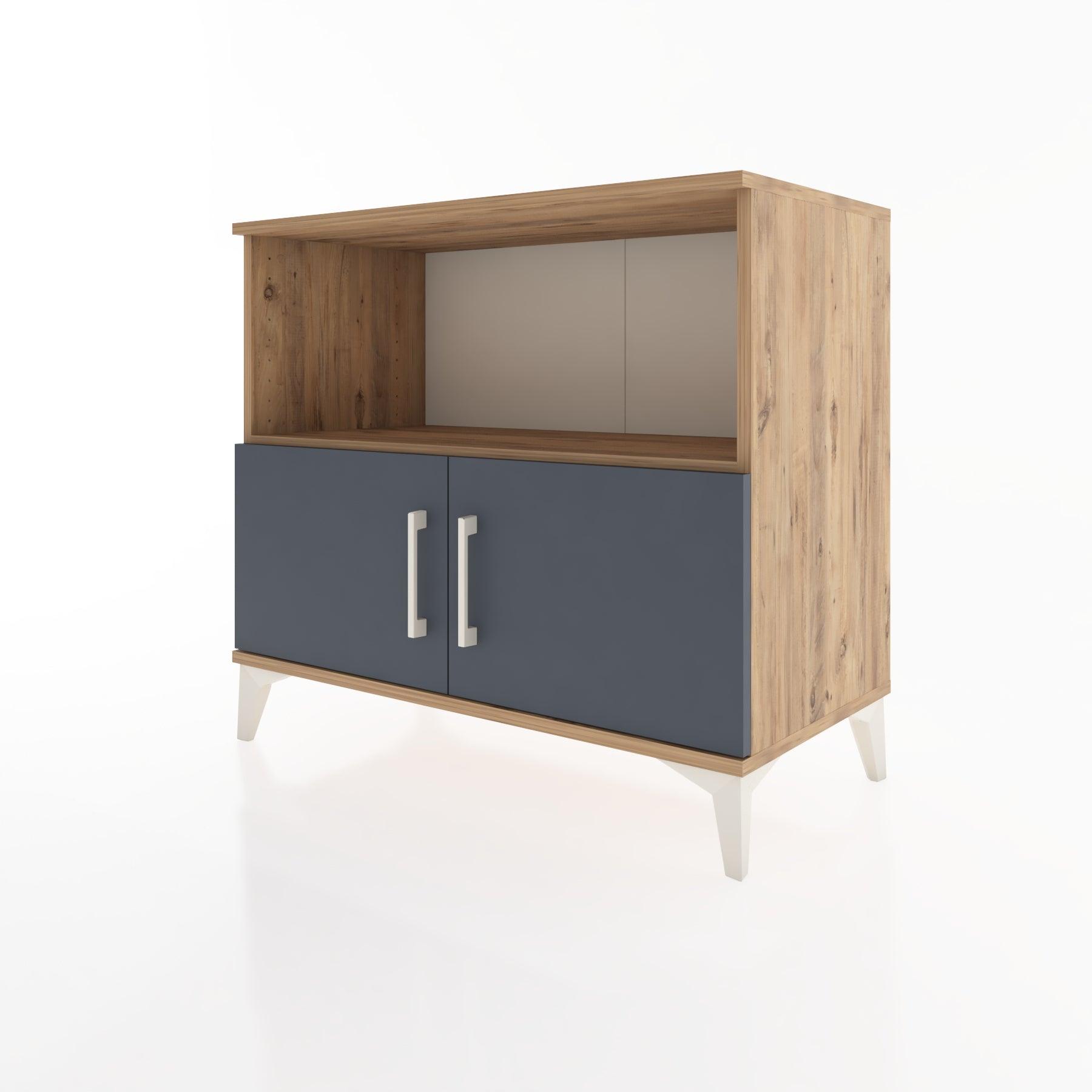 Woodntry Modüler Şifonyer Çam 88x44x68 cm Kapaklı ve Raflı KR36-3