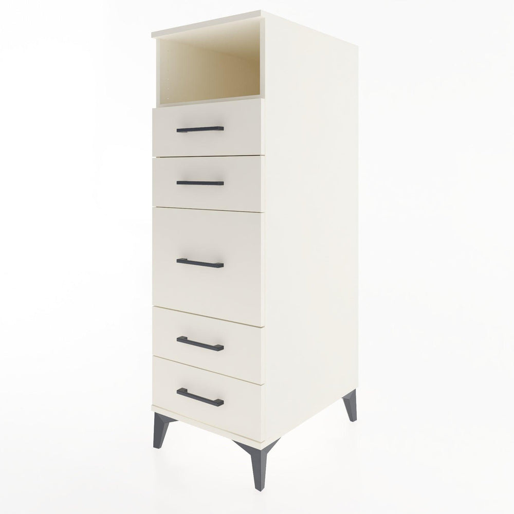 Woodntry Modular Cabinet Moonstone 44x30x122 cm with Drawers and Shelves CR87-1