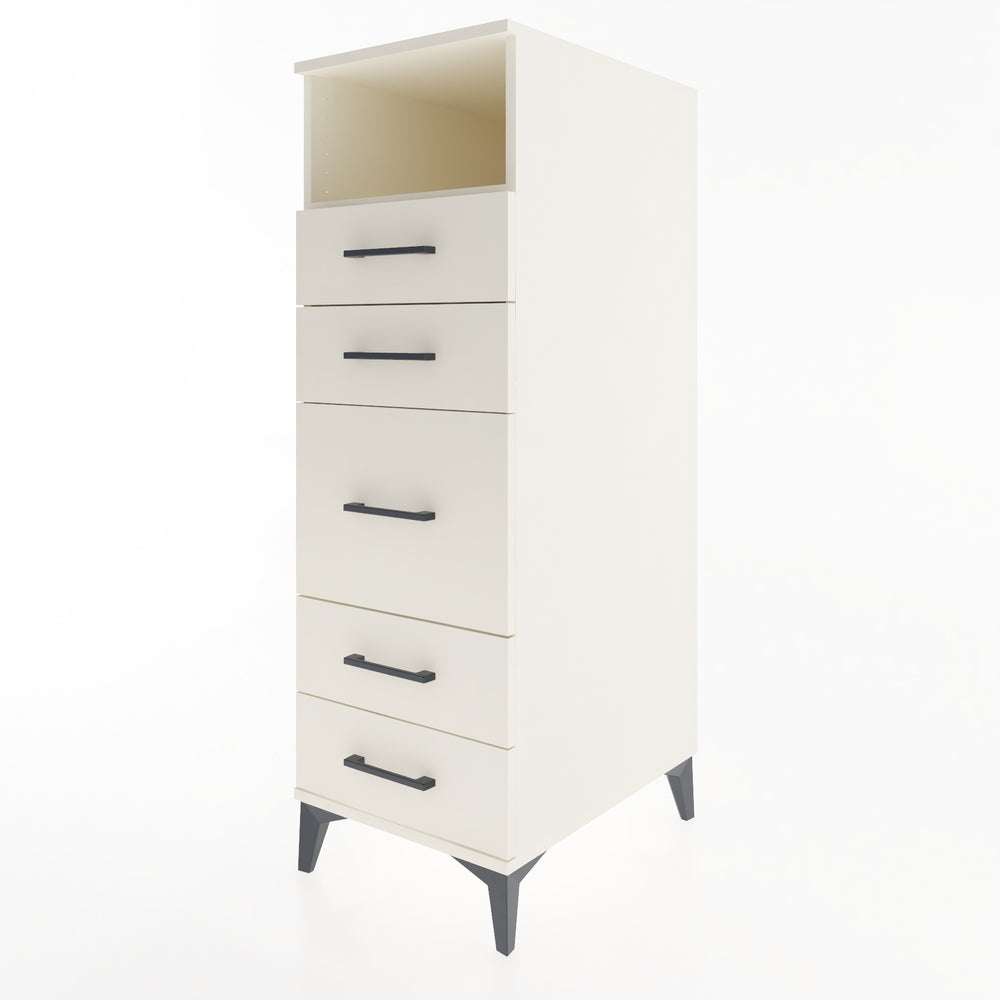 Woodntry Modular Cabinet Moonstone 44x59x122 cm with Drawers and Shelves CR87-1
