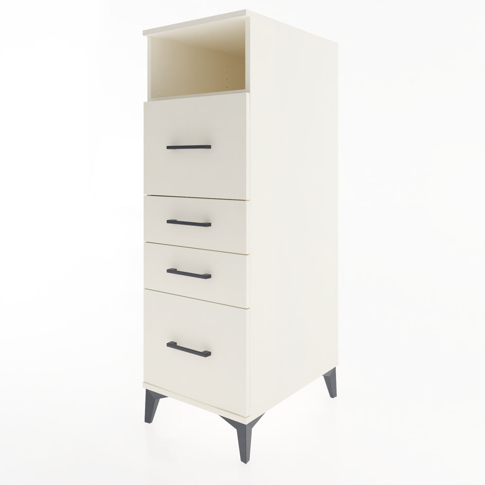 Woodntry Modüler Dolap Aytaşı 44x59x122 cm Çekmeceli ve Raflı CR37-1