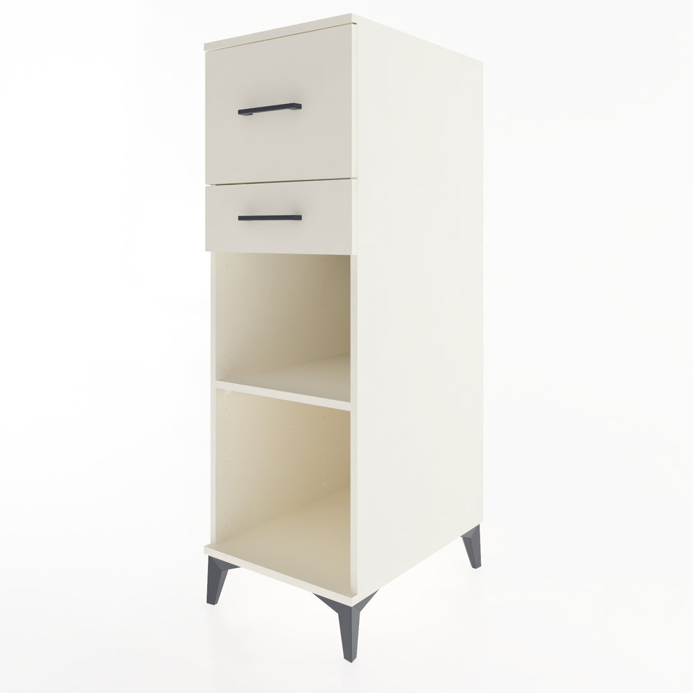 Woodntry Modular Cabinet Moonstone 44x59x122 cm with Drawers and Shelves CR89-1