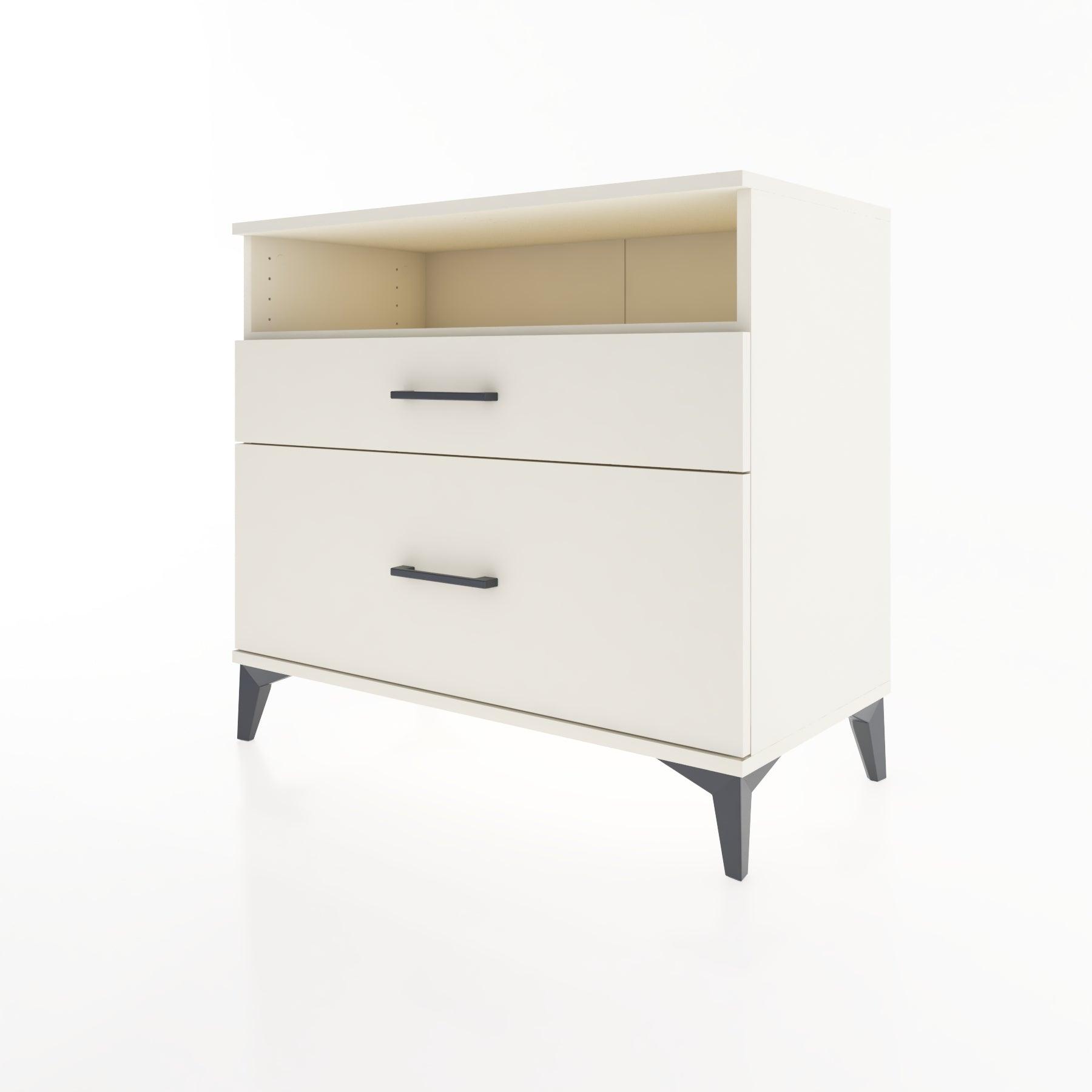 Woodntry Modüler Şifonyer Aytaşı 88x44x68 cm Çekmeceli ve Raflı CR39-1