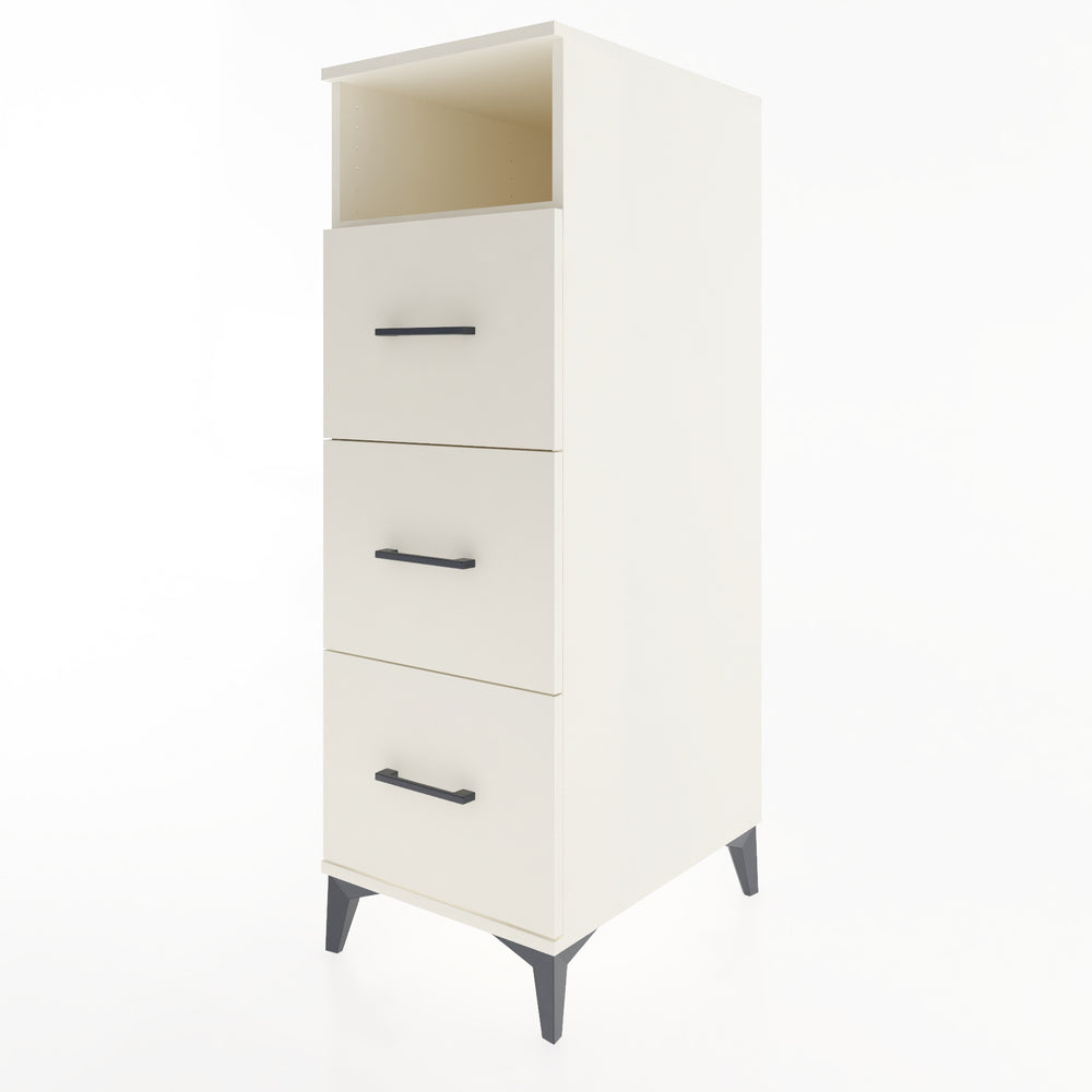 Woodntry Modüler Dolap Aytaşı 44x59x122 cm Çekmeceli ve Raflı CR39-1