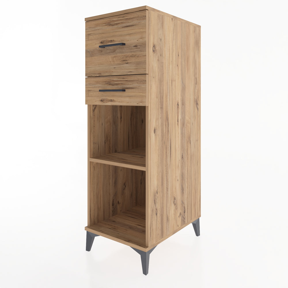 Woodntry Modular Cabinet Pine 44x59x122 cm with Drawers and Shelves CR89-3