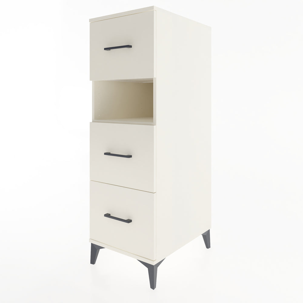 Woodntry Modular Cabinet Moonstone 44x59x122 cm with Drawers and Shelves CR40-1