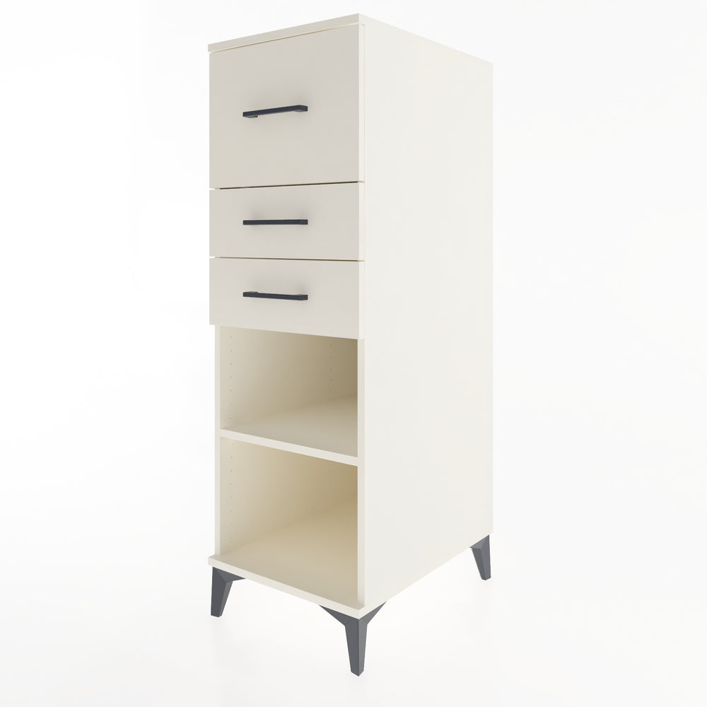 Woodntry Modüler Dolap Aytaşı 44x59x122 cm Çekmeceli ve Raflı CR90-1