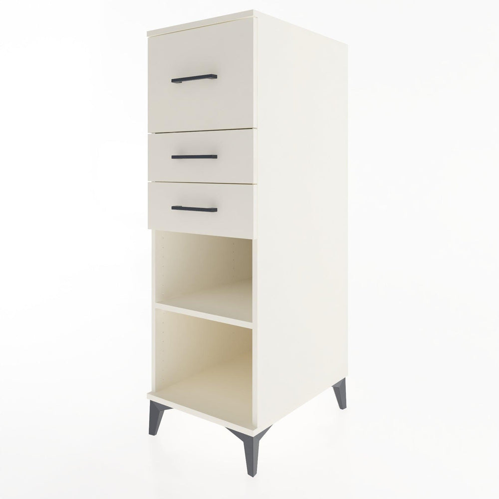 Woodntry Modular Cabinet Moonstone 44x30x122 cm with Drawers and Shelves CR90-1