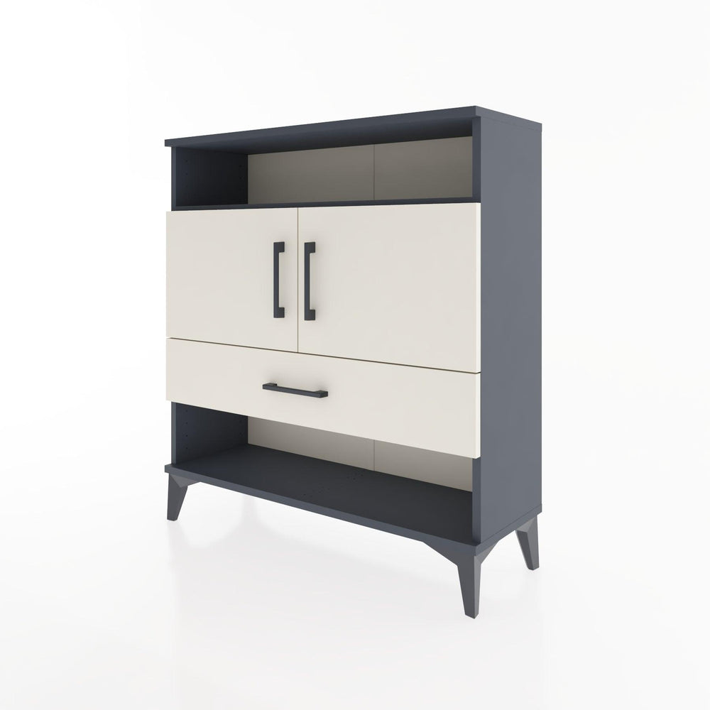 Woodntry Modüler Şifonyer Antrasit 88x30x84 cm Fonksiyonel F40-2